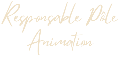 Responsable pôle animation
