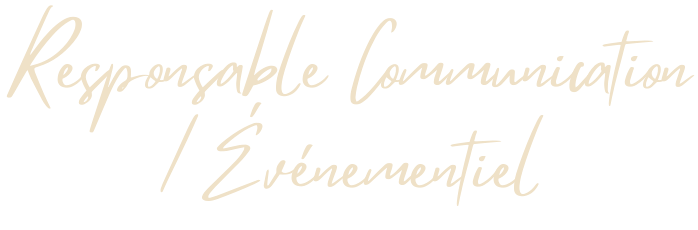 Responsable communication / événementiel