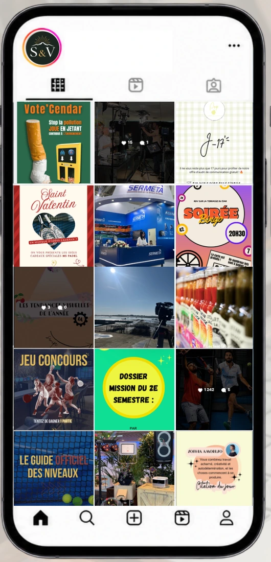 Sélection de créations graphiques pour les réseaux sociaux